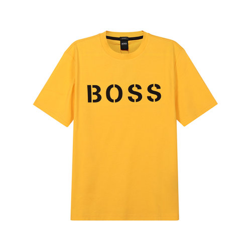 HUGO BOSS/雨果博斯【22春夏新款】男士棉質(zhì)寬松版圓領短袖T恤 50465250