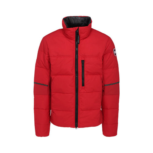 CANADA GOOSE/加拿大鵝 男裝    男士 LOGO 紅色拉鏈男款羽絨服 2744M 11
