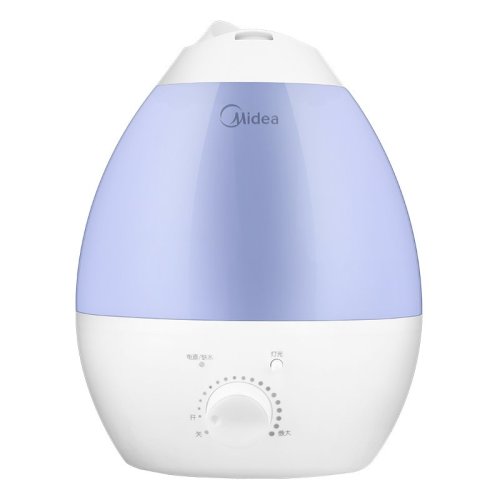 Midea/美的 加濕器靜音香薰機(jī)迷你加濕器辦公室臥室桌面香薰加濕器SC-3D30B（柔光夜燈）