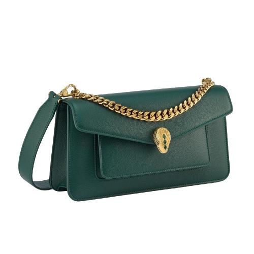  BVLGARI寶格麗 22年秋冬 女士 手提包 SERPENTI EAST-WEST MAXI CHAIN SAC PORTé éPAULE 292