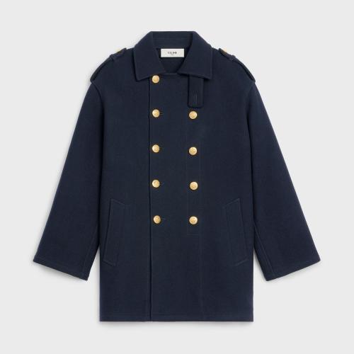  CELINE賽琳思琳 22年秋冬 女士 大衣 毛氈_旅風大衣 2M882814E.07MR