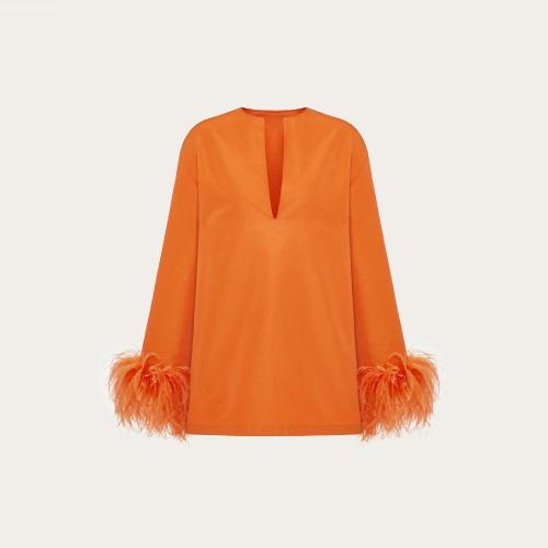  VALENTINO華倫天奴 22年秋冬 女士 連衣裙 ROBE BRODéE EN MICROFAILLE 1B3VA0004H2406