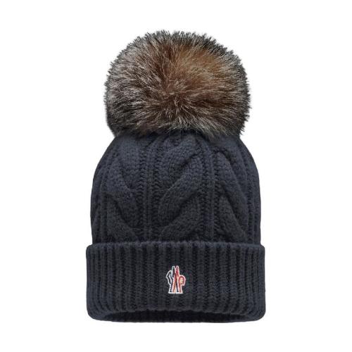  MONCLER蒙可蒙克萊 22年秋冬 女士 帽子 Beanie With Pom Pom H20983B00008A0069985