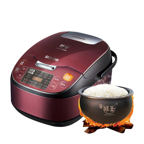 supor/蘇泊爾 球釜電飯煲CFXB40HC12-120IH電磁加熱家用多功能球釜合金內膽4L電飯鍋預約功能