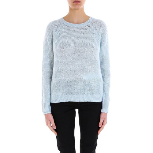 MaxMara/麥絲瑪拉 19年春夏 套頭 女性 打底衫 復(fù)古 綠色 女士針織衫/毛衣 13611391000 002