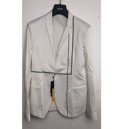 Emporio Armani/安普里奧阿瑪尼白色男士西服上衣  R1G640R1008100 瑕疵折扣
