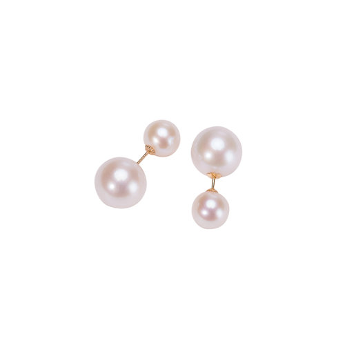 GeleiStory/GeleiStory 珍貴系列大溪地珍貴海珠耳釘Black swan雙珠經(jīng)典設(shè)計款 店鋪特惠