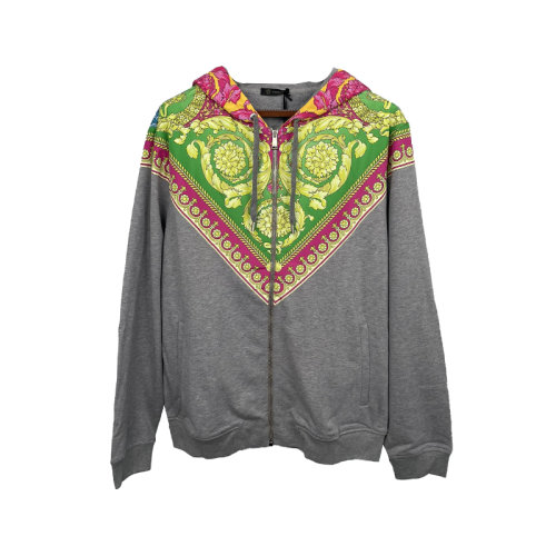 Versace范思哲  主線秀款男士衛(wèi)衣拉鏈外套