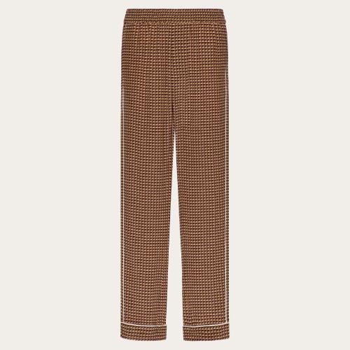  VALENTINO華倫天奴 22年秋冬 男士 休閑褲 PANTALON STYLE PYJAMA EN SOIE A_VEC IMPRIMé MIN