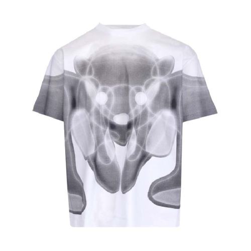  BURBERRY/博柏利 男士白色織物短袖T恤 80483291 PLFSX