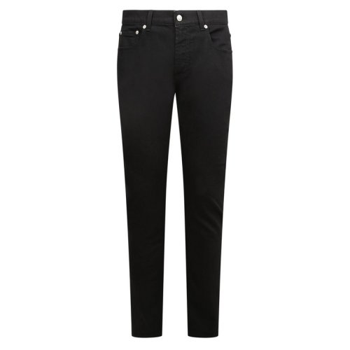  Alexander McQueen/亞歷山大麥昆 男士黑色棉質(zhì)牛仔褲 682084 QSY49 1000 PLFSX