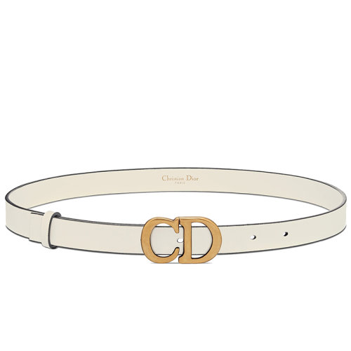 DIOR/迪奧 女士拿鐵色超軟小牛皮腰帶20毫米B0042CWGH_M030