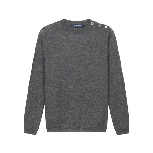 MaxMara/麥絲瑪拉 女士針織衫/毛衣 女士綿羊毛圓領(lǐng)長(zhǎng)袖針織衫羊毛衫 93660213 SCHERMO