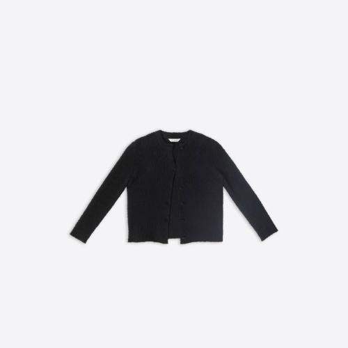  BALENCIAGA巴黎世家 22年秋冬 女士 針織衫 Cardigan in Black 706301T32481000