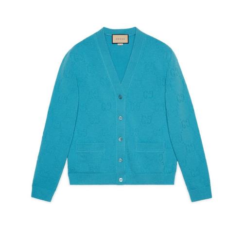  GUCCI古馳 22年秋冬 女士 GG羊毛開衫 695799 XKCE7 4601