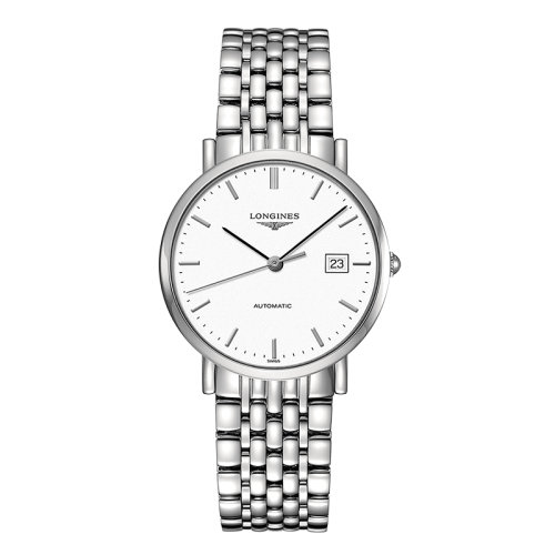 LONGINES/浪琴  博雅系列 自動(dòng)機(jī)械表白盤精鋼表帶男表37毫米L4.810.4.12.6