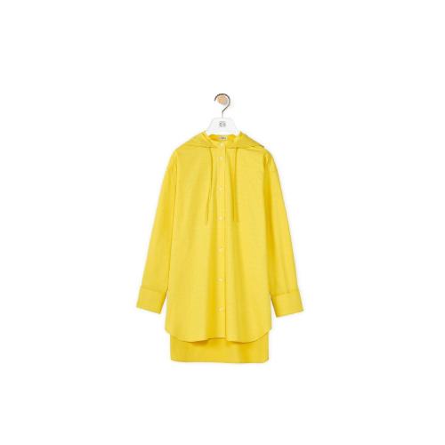  LOEWE羅意威 22年秋冬 女士 衛(wèi)衣 Anagram jacquard hooded shirt in cotton S359Y05X17-8100
