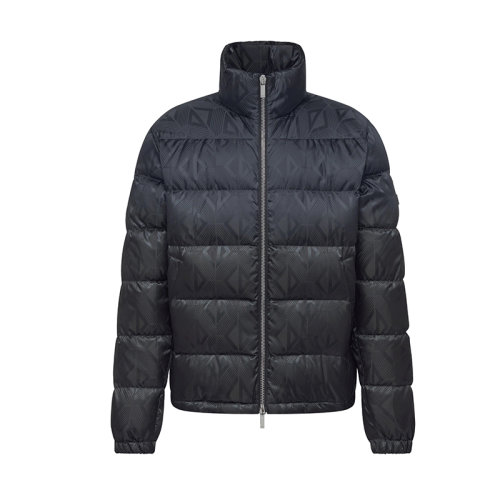 DIOR/迪奧 22年秋冬新款 滑雪限定系列 男士黑色科技面料CD Diamond圖案羽絨夾克外套943C449C5711_C989