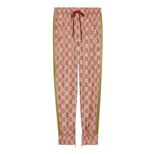  GUCCI古馳 22年秋冬 女士 GG圖案真絲長(zhǎng)褲 625005 XJCL5 5281 預(yù)定商品2-6周發(fā)貨