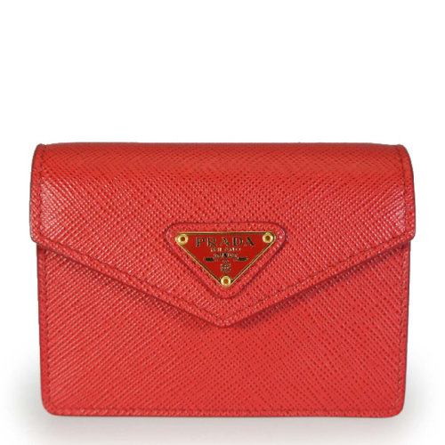 PRADA/普拉達(dá) 女士黑色錢(qián)包 1MC070-QHH-F0002