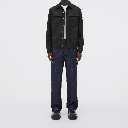  BV葆蝶家 22年秋冬 男士 長(zhǎng)袖襯衫 chemise 703641VKKJ01000