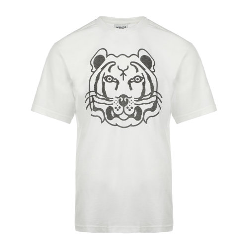 KENZO/高田賢三22春夏男士短袖T恤男士經(jīng)典虎頭T恤FC55TS201