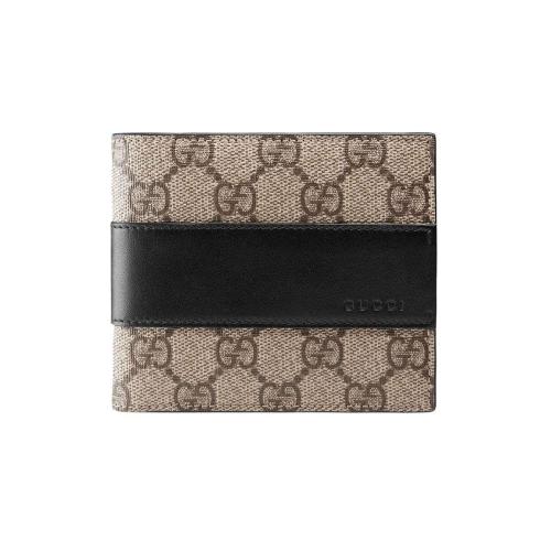  GUCCI古馳 22年秋冬 男士 GG  Supreme_人造帆布錢包 451240 KGDHN 9769 預(yù)定商品2-6周發(fā)貨