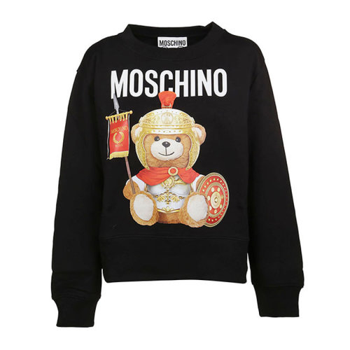 MOSCHINO/莫斯奇Moschino 莫斯奇諾  女裝 服飾 棉質(zhì)士兵小熊LOGO印花 女衛(wèi)衣諾  女衛(wèi)衣 17025527