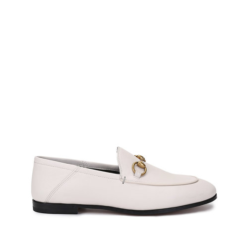 GUCCI/古馳 女士皮革可踩腳莫卡辛鞋樂福鞋平底鞋休閑鞋 414998 DLC00