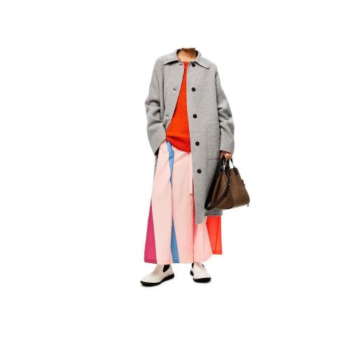  LOEWE羅意威 22年秋冬 女士 休閑褲 Graphic stripe pyjama trousers in wool S359Y04X40-7840
