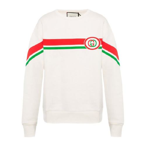  GUCCI/古馳 男士白色棉質(zhì)針織衫/毛衫 475532-XJBCM-9230 PLFSX