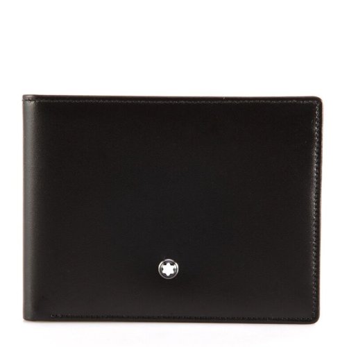 MontBlanc/萬寶龍 男士大班系列牛皮6個信用卡袋錢包/錢夾  14548