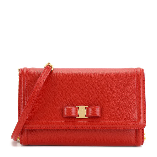 Salvatore Ferragamo/菲拉格慕 手包 女士單肩包 紅色 675578-22C940