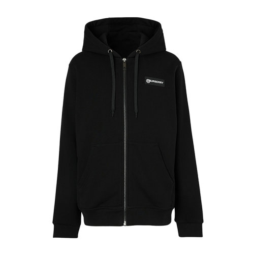 BURBERRY/博柏利 Vintage格紋裁片徽標(biāo)印花連帽男衛(wèi)衣 8025684 1