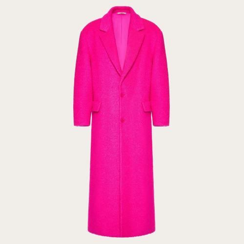  VALENTINO華倫天奴 22年秋冬 男士 大衣 MANTEAU DROIT EN LAINE 1V0CAF128V0UWT