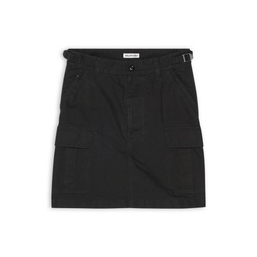  BALENCIAGA巴黎世家 22年秋冬 女士 半身裙 MINI CARGO SKIRT 704358TKP271000