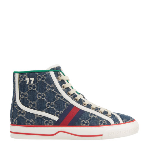GUCCI/古馳 21早春新款女士Gucci Tennis 1977高幫休閑運(yùn)動(dòng)鞋 6278382KQ904464