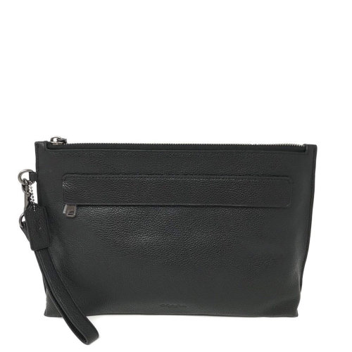 COACH/蔻馳男包奢侈品男士荔枝紋牛皮真皮大手包手拿包手腕包f28614