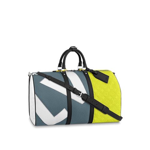  LV路易威登 22年秋冬 男士 旅行包 KEEPALL BANDOULIERE 50 旅行袋 M59922