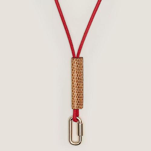  HERMES愛(ài)馬仕 22年秋冬 女士 項(xiàng)鏈 Collier Curiosite Mousqueton H071673FDAC