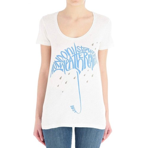  BURBERRY/博柏利 女士淺灰色棉質(zhì)短袖T恤 3970196 PLFSX