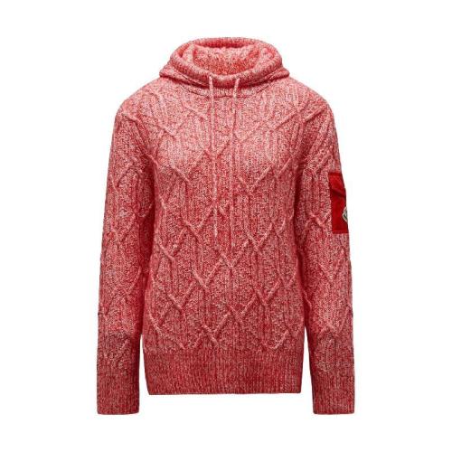  MONCLER蒙可蒙克萊 22年秋冬 女士 針織衫 Wool %26 Mohair Hoodie H20939G00003M1215045