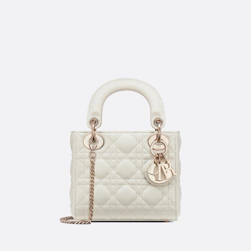  DIOR迪奧    女士 手提包 迷你 Lady Dior 手袋 M0505OCAL_M030 預定商品1-3周發(fā)貨