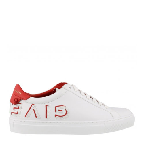 Givenchy/紀(jì)梵希 女士時(shí)尚白色紅尾logo款經(jīng)典小白鞋休閑鞋運(yùn)動(dòng)鞋板鞋平底鞋女鞋 BE0003E0DF-112