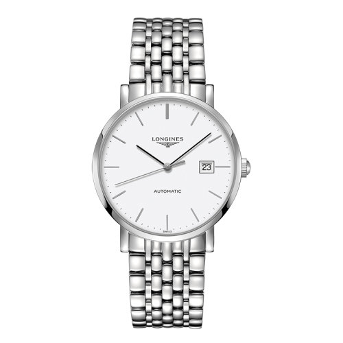 LONGINES/浪琴  博雅系列 自動(dòng)機(jī)械表精鋼表鏈白盤男表39毫米L4.910.4.12.6