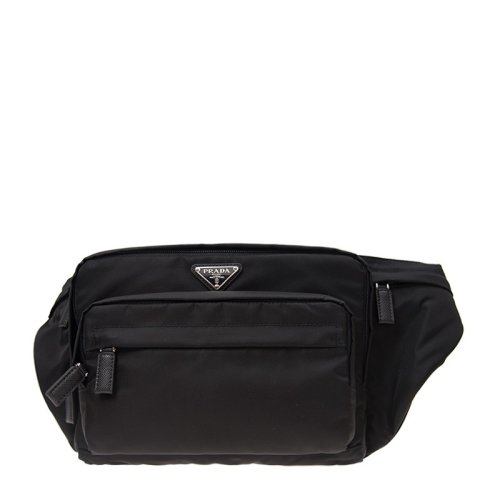  PRADA/普拉達 男士黑色尼龍腰包 2VL003 973 F0002 PLSX