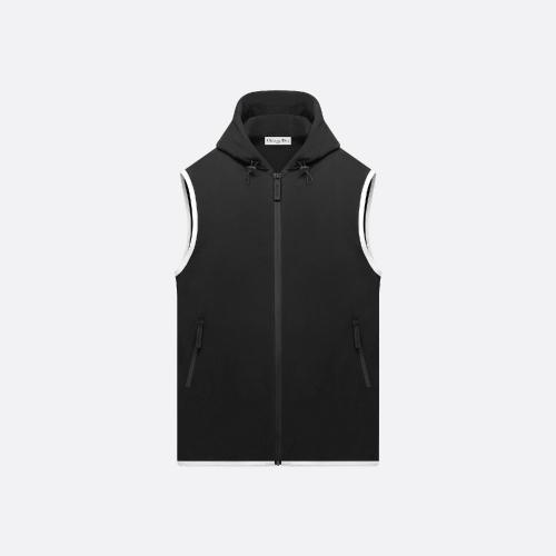  DIOR迪奧 22年秋冬 女士 馬甲 Dior Vibe 連帽拉鏈背心 243G1_2260_X9000