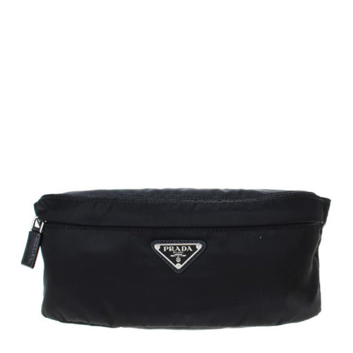PRADA/普拉達 男士黑色尼龍腰包男包 2VL034-2DMG-F0002-OOO