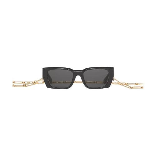  BURBERRY 22年秋冬 女士 B 圖案長(zhǎng)方框太陽眼鏡（含項(xiàng)鏈） 40816801 預(yù)定商品1-3周發(fā)貨