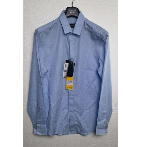 Emporio Armani/安普里奧阿瑪尼 藍(lán)色男士襯衫 P1CF1T P121C 038（瑕疵折扣）